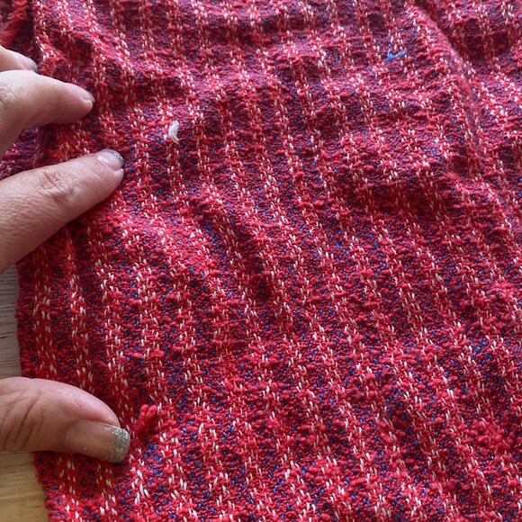 J CREW Red white and blue Infinity scarf - Picture 5 of 6